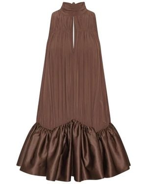 ROTATE BIRGER CHRISTENSEN Party Dresses - Marron