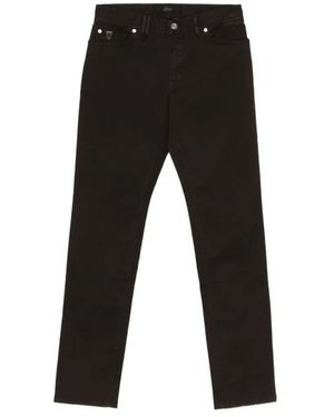 Brioni Jeans ,Bruin ,Denim Denim Shirts - Zwart