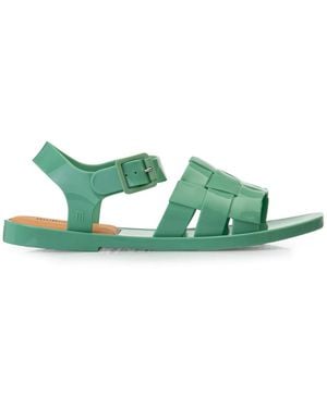 Melissa Flat Sandals - Groen