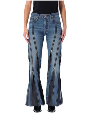 Junya Watanabe Flared Jeans - Blue