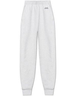 A.P.C. Broeken ,Grijs ,Katoen Hill Joggers - Wit