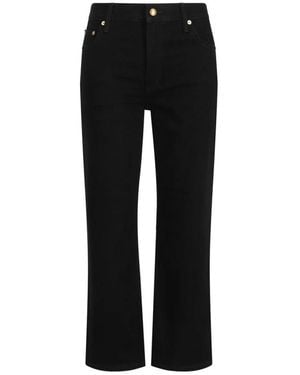 Tory Burch Boot-Cut Jeans - Black