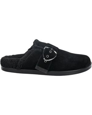 Blauer Slippers - Negro
