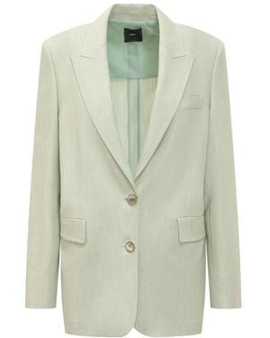 Pinko Jassen ,Groen ,Leer Faith Blazer