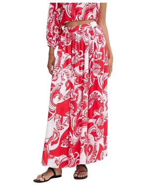 Melissa Odabash Rokken ,Rood ,Shiloh Rok