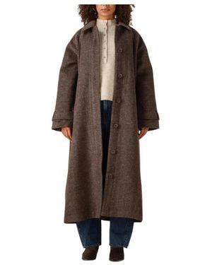 Envii Jassen ,Bruin ,Wol Ensneca Wool Jacket 7276