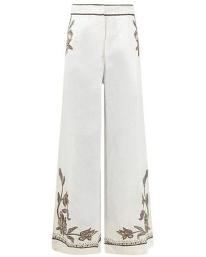 Scarlett Poppies Wide Trousers - White