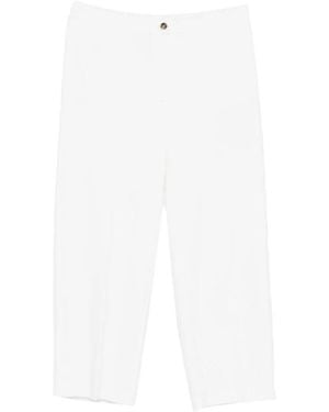 Marina Rinaldi Cropped Trousers - Bianco