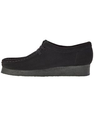 Clarks Schoenen ,Zwart ,Leer Wallabee