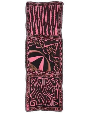 PUCCI Silky Scarves - Rouge