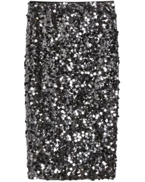 iBlues Midi Skirts - Negro