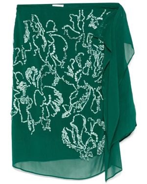 Dries Van Noten Midi Skirts - Green