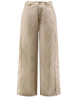 Ami Paris Wide Trousers - Naturel