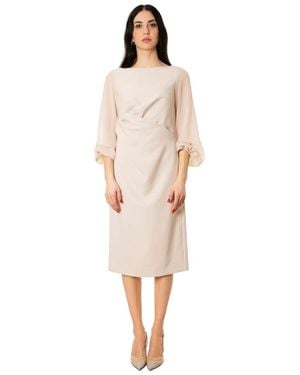 D.exterior Midi Dresses - Neutro
