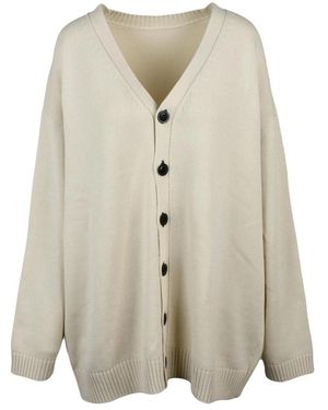 Yohji Yamamoto Cardigans - Blanco