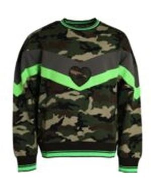 Dolce & Gabbana Camouflage logo sweatshirt baumwolle polyester - Grün