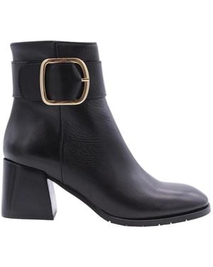 DONNA LEI Heeled Boots - Black