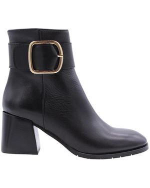 DONNA LEI Heeled Boots - Black