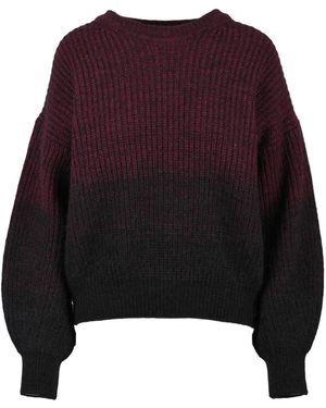 Pomandère Truien & Vesten ,Veelkleurig ,Wol Maglione Over Corto - Paars