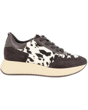 Softwaves Schoenen ,Bruin ,9.57.02 Sneakers - Zwart