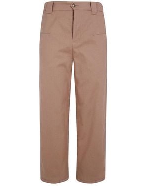 Chloé Straight Hosen - Braun