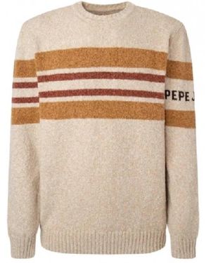 Pepe Jeans Round-Neck Knitwear - Natural