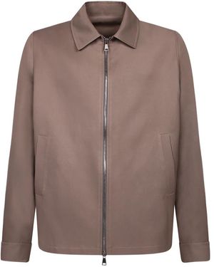 Costumein Jassen ,Katoen Overshirt - Bruin