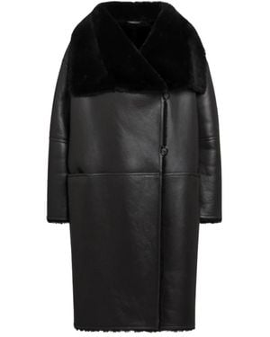 TOTEME Double-Breasted Coats - Negro
