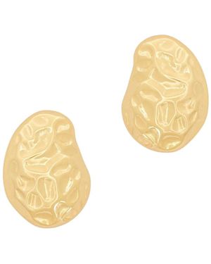 Naked Wolfe Accessoires ,Geel ,Wol Oorbellen - Metallic