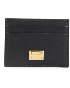 Dolce & Gabbana Schwarze Accessoires Geldbörse Stilvoll Kompakt