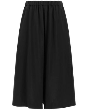 Comme des Garçons Cropped Trousers - Negro