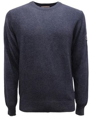 Roy Rogers Wollmischpullover Made - Blau