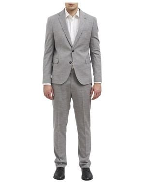 Daniele Alessandrini Single Breasted Suits - Grey