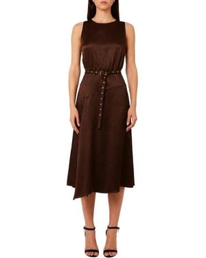 Liu Jo Midi Dresses - Marrón