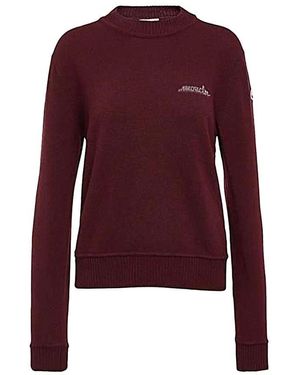 Moncler Round-Neck Knitwear - Violet