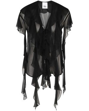 Erika Cavallini Semi Couture Blouses - Black