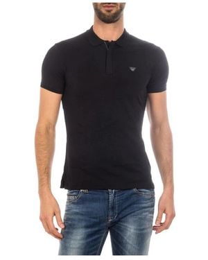 Armani Jeans Polo Shirts - Black