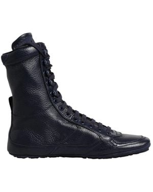 Dolce & Gabbana Lace-Up Boots - Blue
