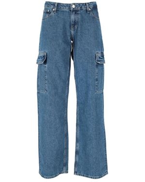 Calvin Klein Wide Jeans - Azul
