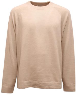 Paolo Pecora Wollpullover Modell 24Ic1M0 A035F001 - Natur