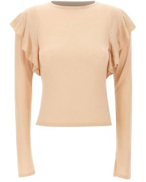 Marella Round-Neck Knitwear - Neutro