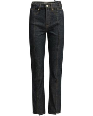 Ganni Straight Jeans - Negro