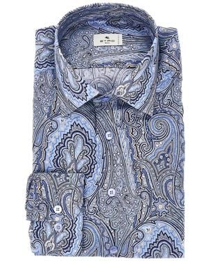 Etro Casual Shirts - Blue
