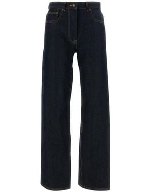 Thom Browne Jeans ,Blauw ,Denim Selvedge Denim 5-Pocket Pant