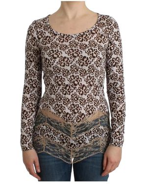 Roberto Cavalli Long Sleeve Tops - Black
