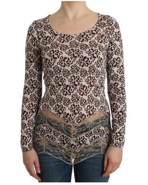 Roberto Cavalli Long Sleeve Tops - Black