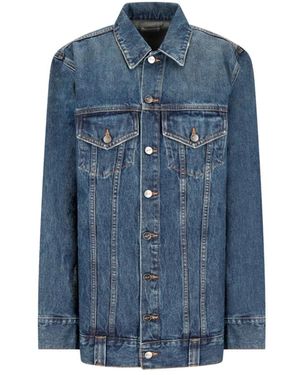 KHAITE Denim Jackets - Azul