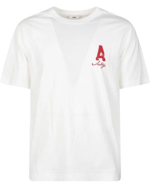 Autry Tops ,Wit ,Katoen T-Shirt Main 109A