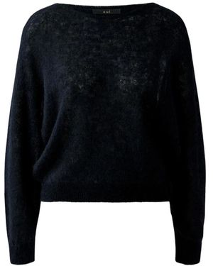 Ouí Rundhals-Strickpullover - Schwarz