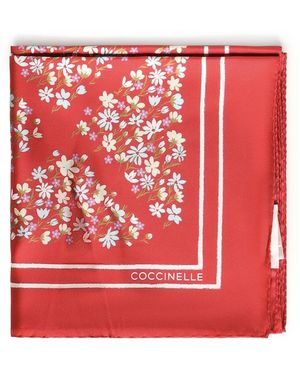 Coccinelle Silky Scarves - Red